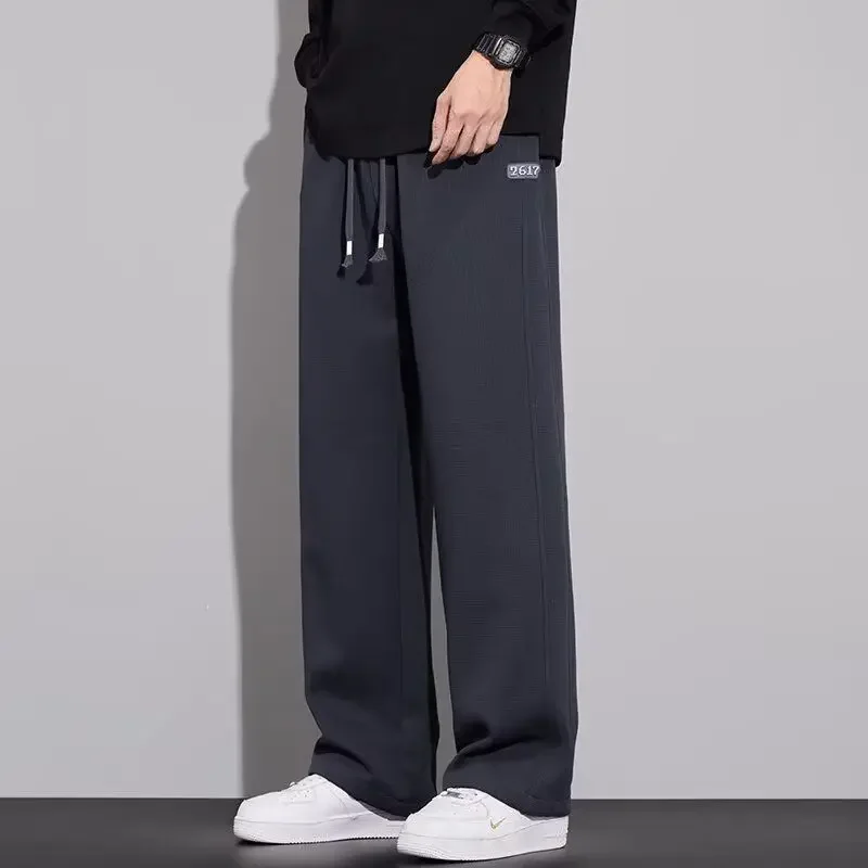 Men's Sweatpants Plain Baggy Sport Straight Khaki Trousers Harajuku Retro Clearance Sale Cool Comfortable Y2k Male Sports Pants