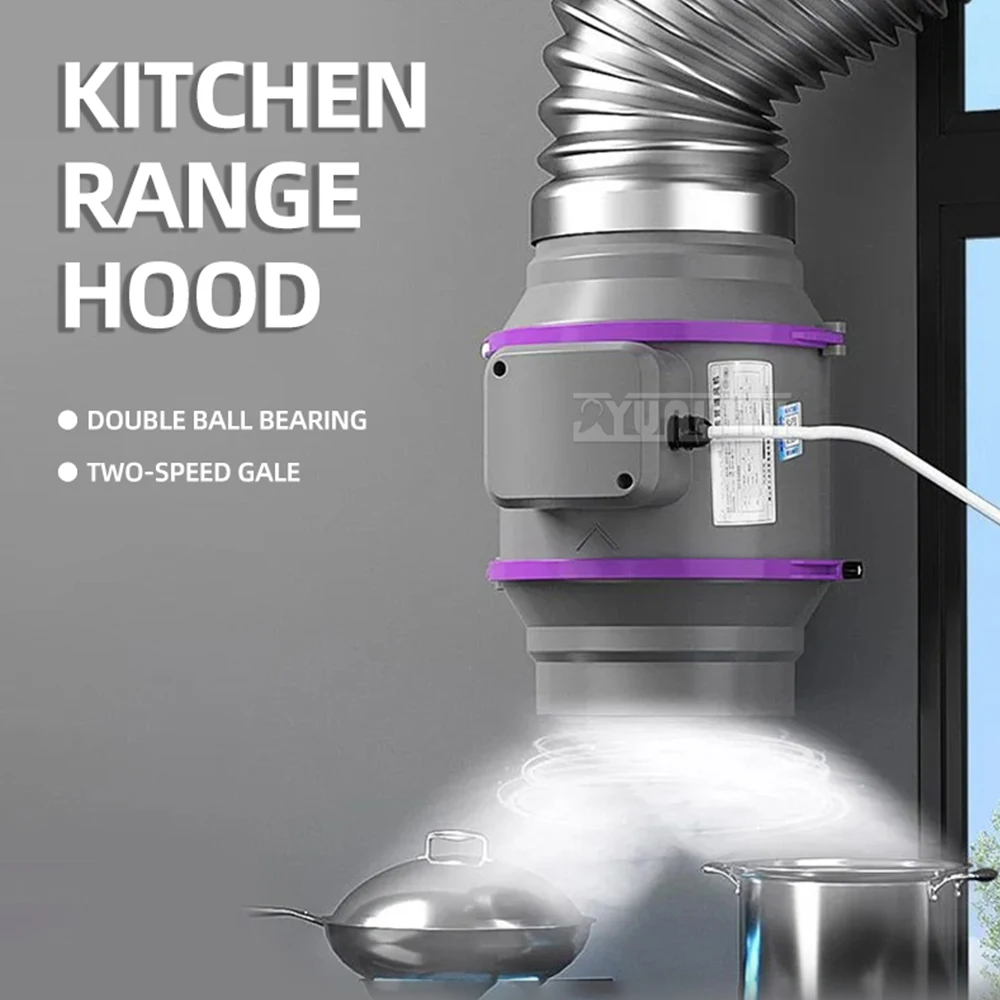 

Household Ventilation Fan Kitchen Exhaust Hood Powerful Exhaust Fan Centrifugal Extractor De Humos Cocina