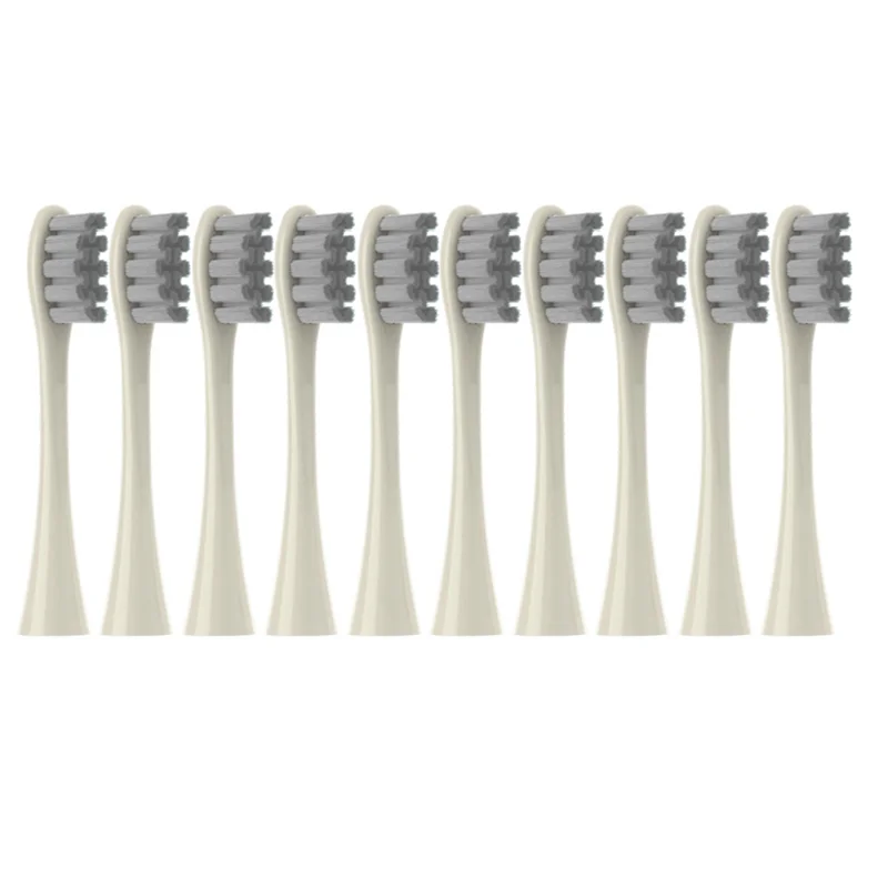 10PCS Replacement Brush Heads for Oclean Flow/X/ X PRO/F1/ One/ Air 2 Electric Toothbrush DuPont Soft Bristle Nozzles,G