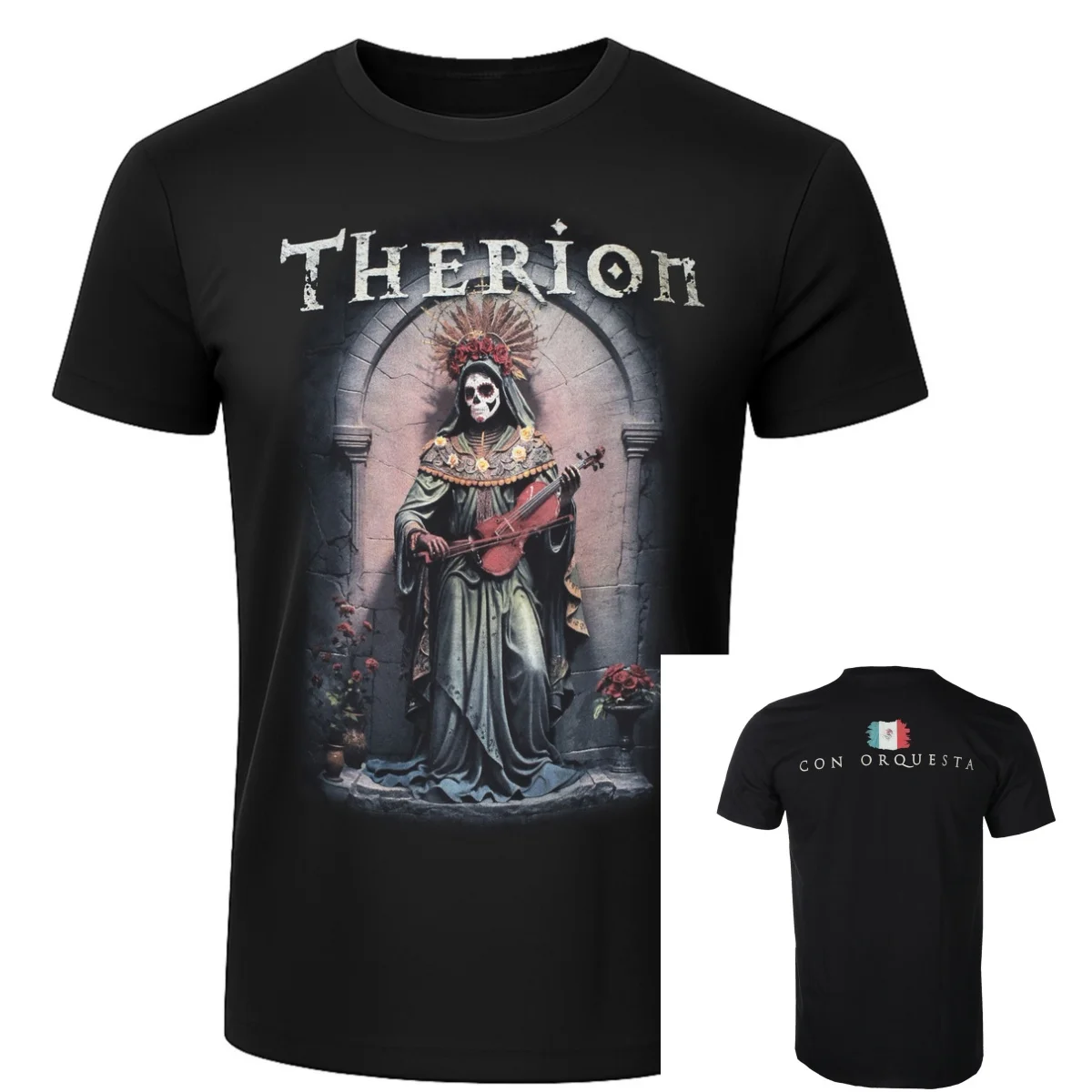 T-shirt décontracté d'été style rock Con Orquesta Record Company, pour hommes et femmes, marque de luxe, Nouveauté 2026