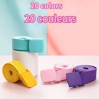 Cinturón táctico de nailon colorido para niños, accesorios de ropa de moda Kawaii, faja juvenil de lona gótica para niños y niñas