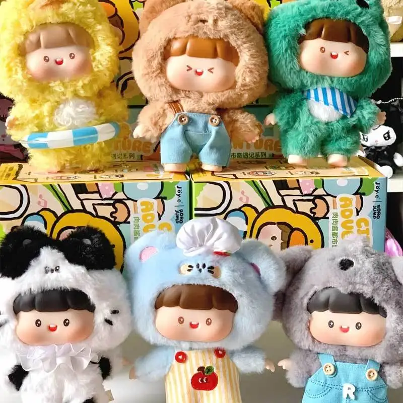 

Roro Jump City Adventure Series Blind Box Vinyl Toy Trendy Face Bag Pendant Cute Girl'S Birthday Gift Mystery Collectible