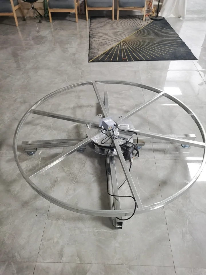 Special display stand for electric turntable, remote control, ten-speed speed regulation, conductive device can be added