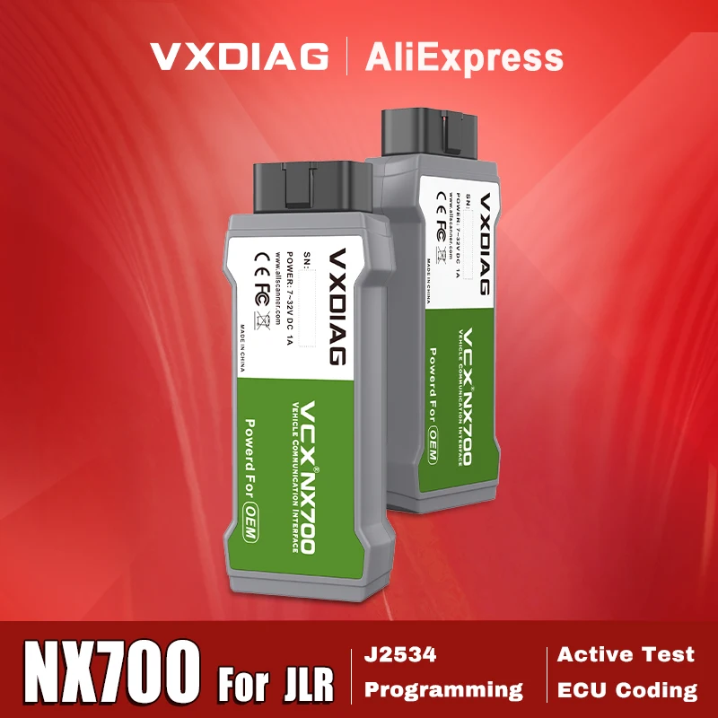 VXDIAG NANO NX700 For JLR All Systems Car Diagnostic Tool ECU Coding Key Programming For Jaguar Land Rover Free Update