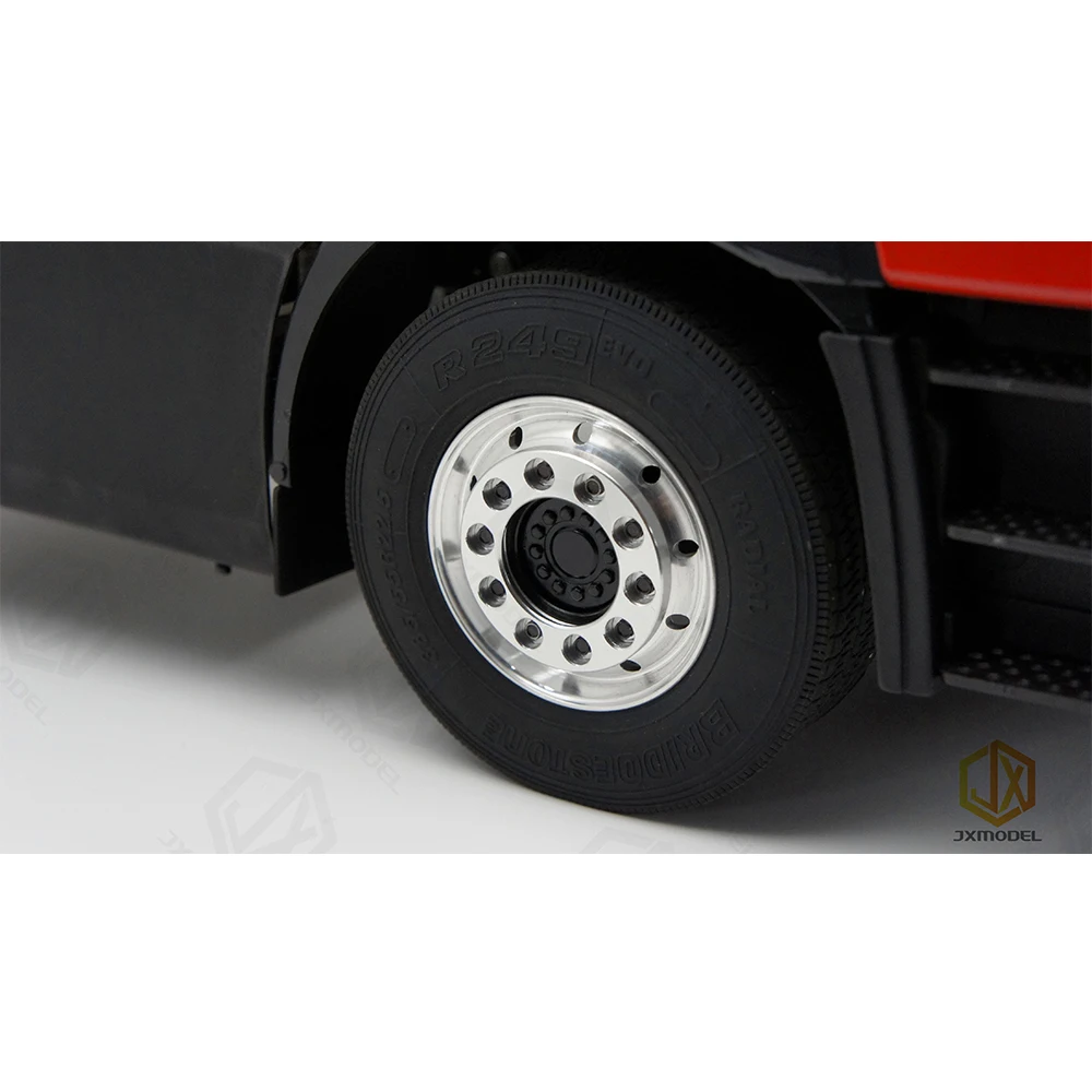 JXmodel 1/14 Tamiya Traktor-LKW-Simulation, verbesserter Radnabenhalter aus Aluminiumlegierung