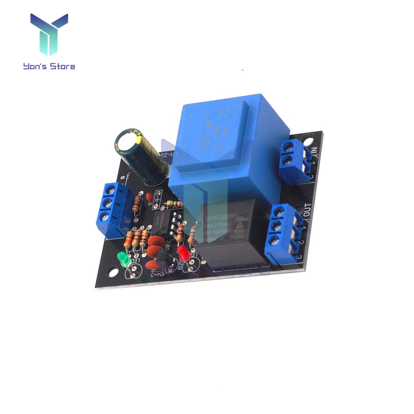 Water Level Sensor Switch Controller Water Tank Tower Pool Automatic Pumping Water Drainage AC 220V Power Supply