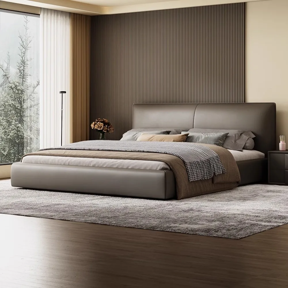 

Queen Size Europian Bed Bedroom Unique Lounge Headboard Children Bed Modern Luxury Muebles Para El Hogar Home Accessories