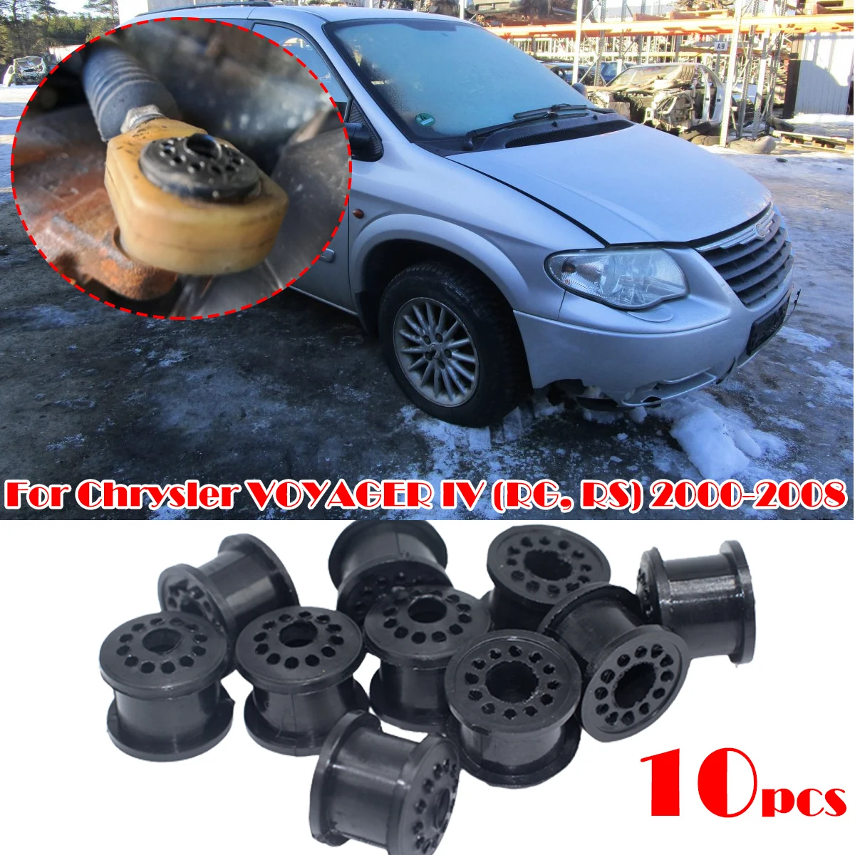 

10x Manual Transmission Shift Cable Bushing For Chrysler VOYAGER IV (RG RS) 2000-2008 Gearbox Shifter Lever Linkage End Rubber