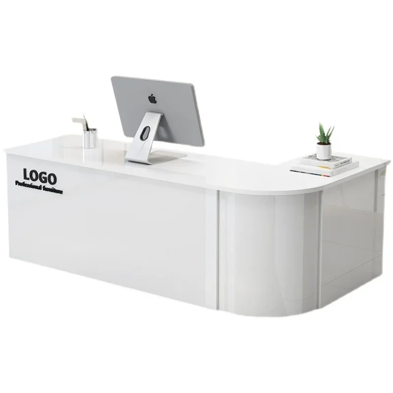 Classic Unique Bar Counter Salon Senior Simple Luxury Reception Desk Modern Glamour Mostrador Negocio Commercial Furniture