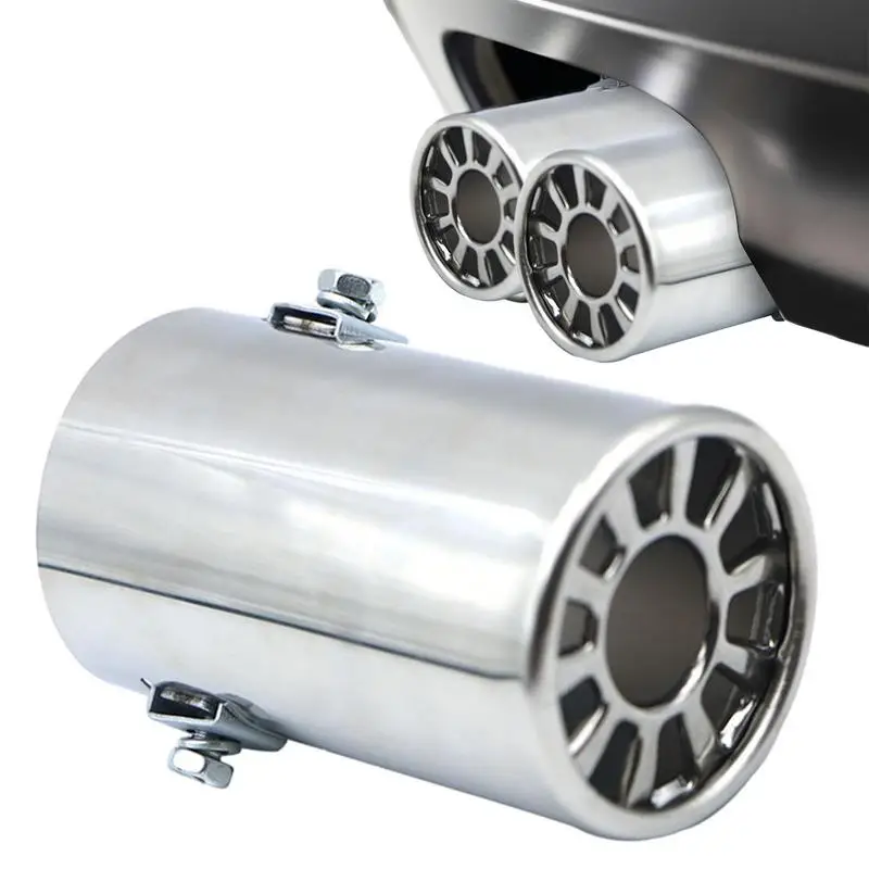 Car Exhaust Tip Pipe Diesels Tail Pipe Stainless Steel Polished Bolt Diesels Tail Pipe Stainless Steel Muffler Tail Bolt-On Tail