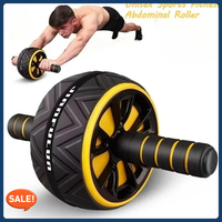Silent fitness exercise ab roller workout for the abdomen, weight loss fitness, abdominal wheel abdominal exercise equipment.