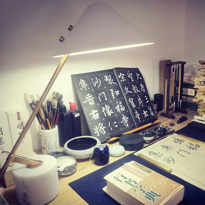 Postmodern Minimalist Designer Marble Base Table Lamp LED E27 Black/White Desk Lights Home Decor Study Reading Office Bedroom