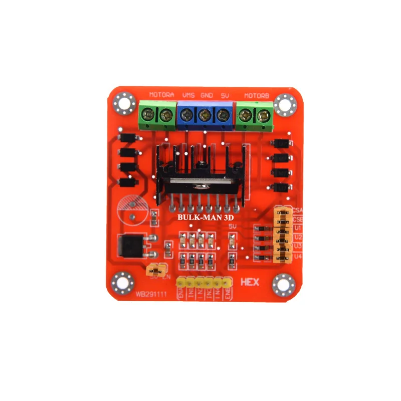 Modulo Driver motore Dual H-Bridge 2-scheda modulo Driver motore di controllo Controller passo-passo DC L298N