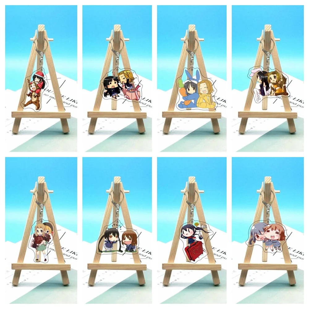 6-СМ-НОВОЕ-аниме-k-on-Акриловый-брелок-модель-косплей-очаровательные-персонажи-орнамент-аксессуары-товары-рождественские-подарки