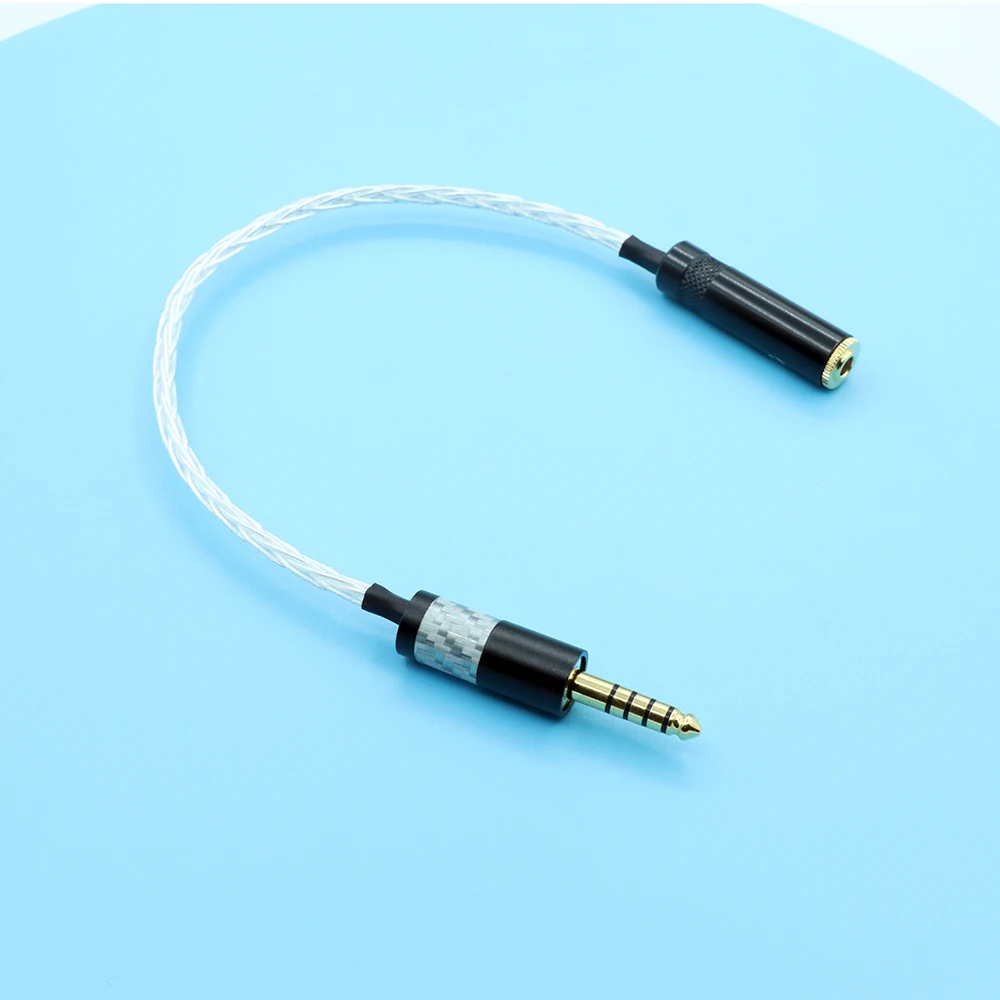 Adaptador de modo dual Pentaconn-TRS premium: interconexión balanceada con terminación dorada OFC para sistemas HiFi ​
