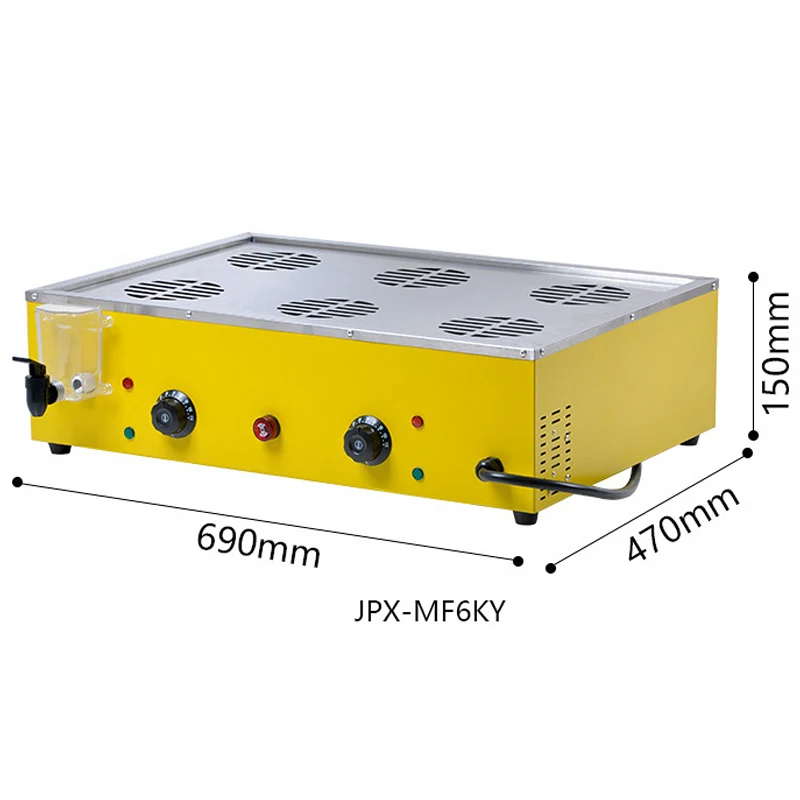 Gedämpfte Brötchen Maschine 6 Löcher elektrischer Dampf garer Dampf knödel ofen Desktop automatischer Topf zum Dämpfen von Lebensmitteln 220V