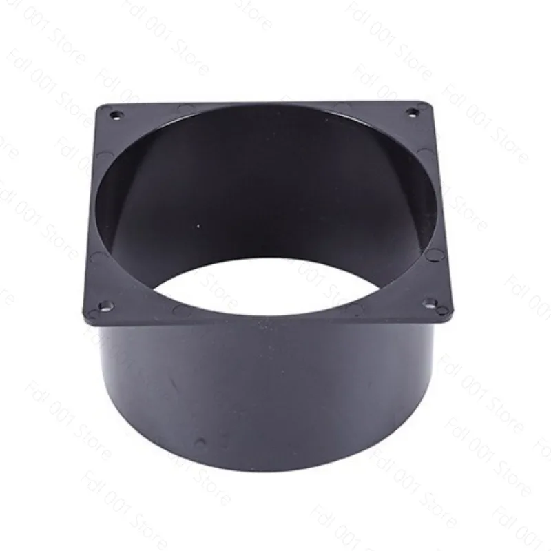 Square bottom straight flange series ABS plastic fresh air switch duct connection port, square round air conditioner trend