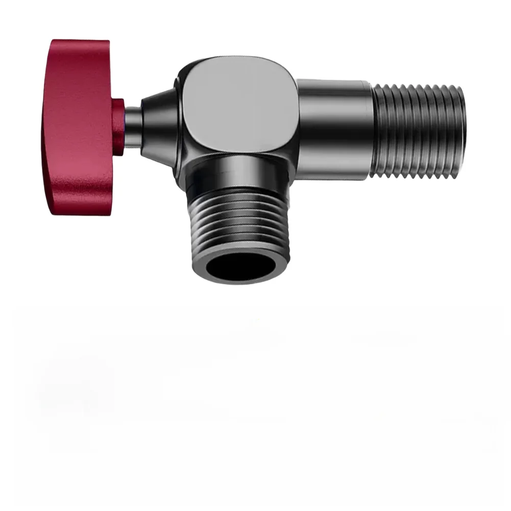 

Heavy Duty Brass 3 Way Angle Valve Hot Cold Water with Check Valve for Backflow Prevention and Leak Protection