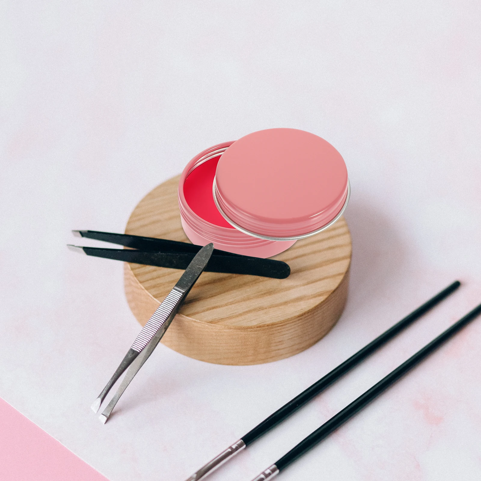 

Eyebrow Mapping Paste Positioning Tool Cream Drawing Aids Women Safe Material Water Washable Black Can White Eyebrow