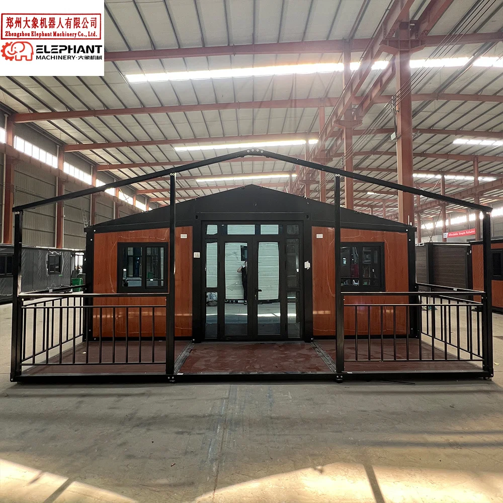 High Quality Steel Structure Prefab Anti Earthquake Folding House Australian Insulated Movable Home Bungalow Prefabrik Evler