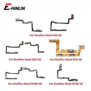 Bilashmart OnePlus Nord N10 N20 N300 N200 N100 Side Power ON OFF Volume Camera Key Button Switch Flex Cable Ribbon Repair Parts