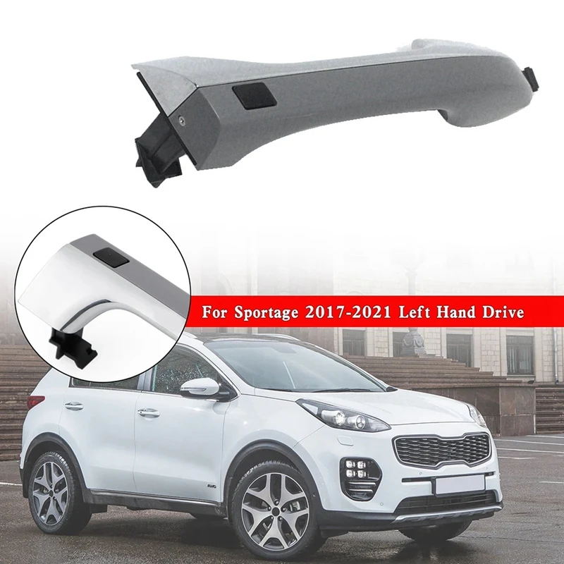 1Pair Front Door Smart Handle Button 82661-D9710 82651D9710 For Kia Sportage 2016-2021 Outside Puller Small Switch