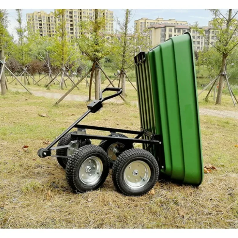 Four-wheeled Hand-pulled Truck, Flat Truck, Trailer, Tipping Bucket Truck, Folding Trolley, Agricultural Push Household