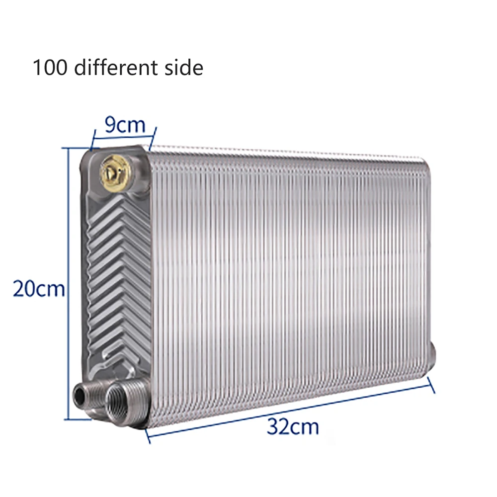 100 Plates brazed plate heat exchanger Beer Wort Chiller Cooler Home Brewing Beer Brazed plate type water heater SUS304