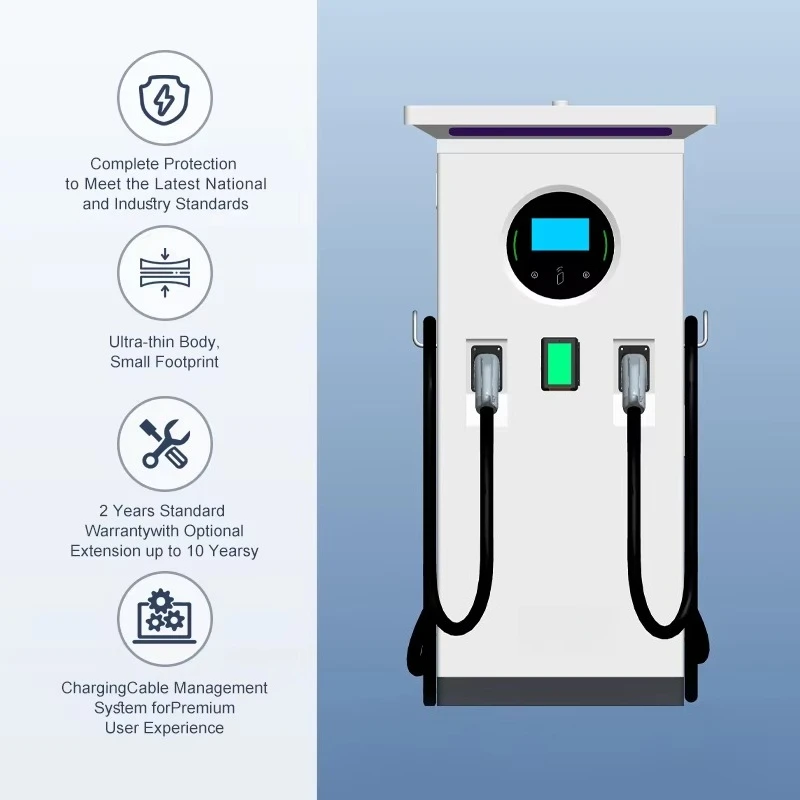 Classic Design 60kw Dc Charging Station  80kw Dc Fast Charging Station  Ccs2 Ip54 Ev Car Charging Station