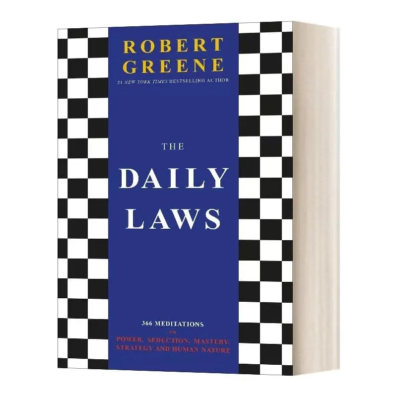 The Daily Law Book, 366 Meditação por Robert Greene em Inglês, Livro Brochura