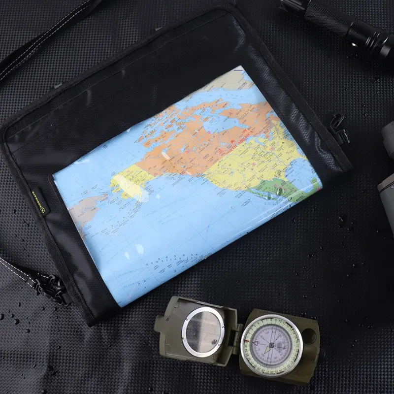 

Waterproof Foldable Transparent Document Dry Bag, Map Storage Case, Passport Holder, Outdoor Camping Map