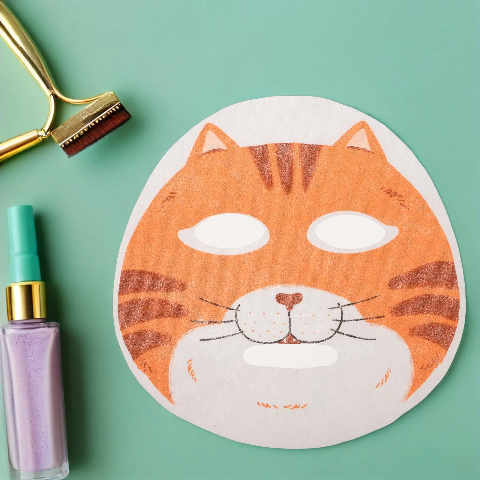 

50Pcs Kawaii Face Mask Animal Pattern Disposable Facial Sheet Masks for Spa Skincare Party Travel Hydration Beauty Treatment