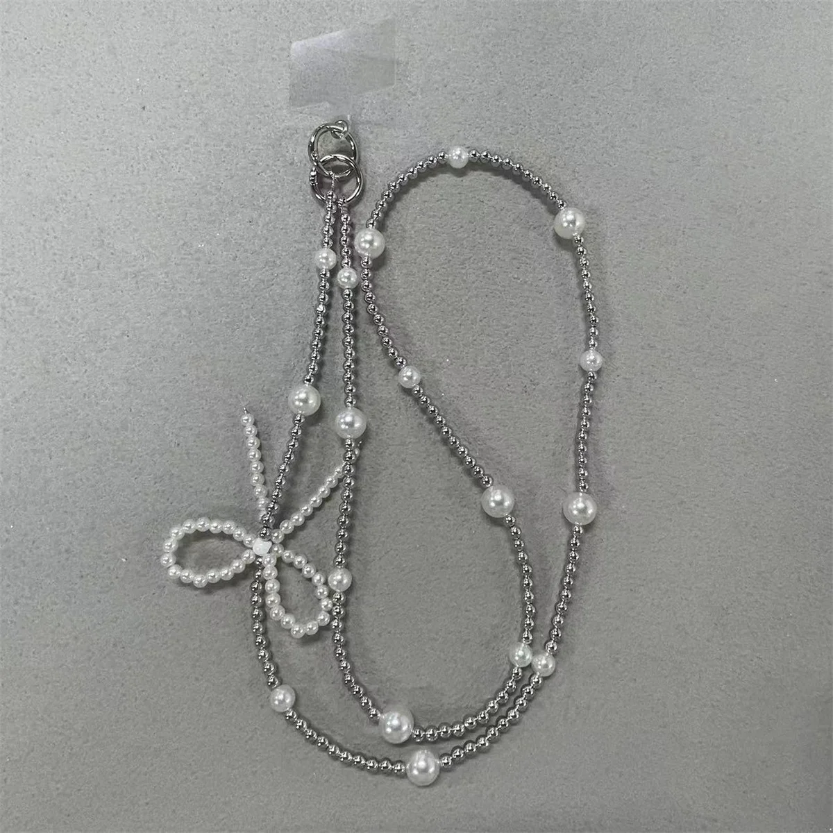 Pearl Love Bow Crossbody Bag Replacement Chain Hanging Accessories Versatile Jewelry Phone Hanging Rope Accessories