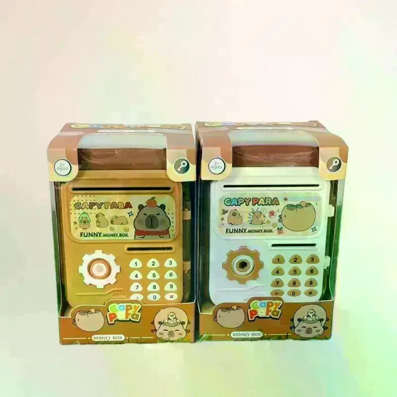 Money Box With Fingerprint Piggy Bank Electronic ATM Savings Box For Coins Cash Safe Large Coin Bank Password Lock For Children