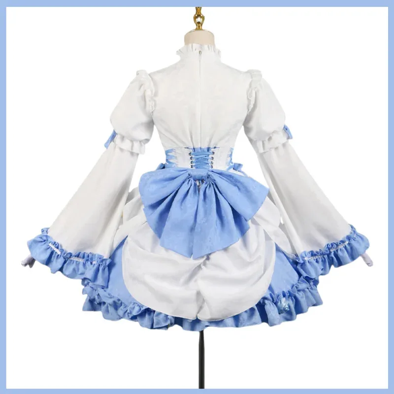 Kostum Cosplay Anime Re:Life in A Different World From Zero Rem Gaun Putri Gotik Wig Lolita Wanita Seksi Kostum Natalx;2'a