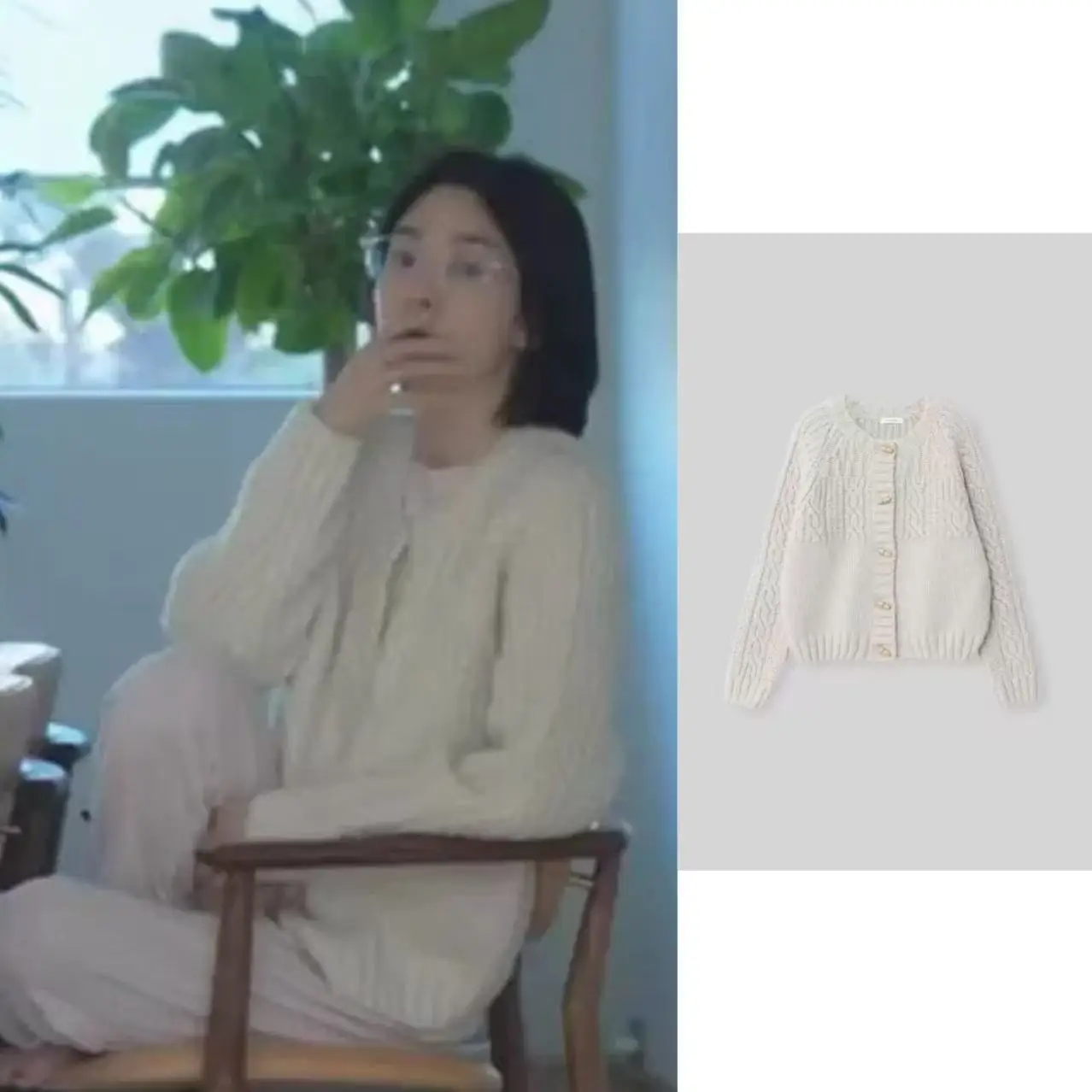 

Универсальный теплый вязаный кардиган, свитер, верхняя одежда для женщин, осенне-зимний сезон, нежный свободный крой, длинные пуговицы све...