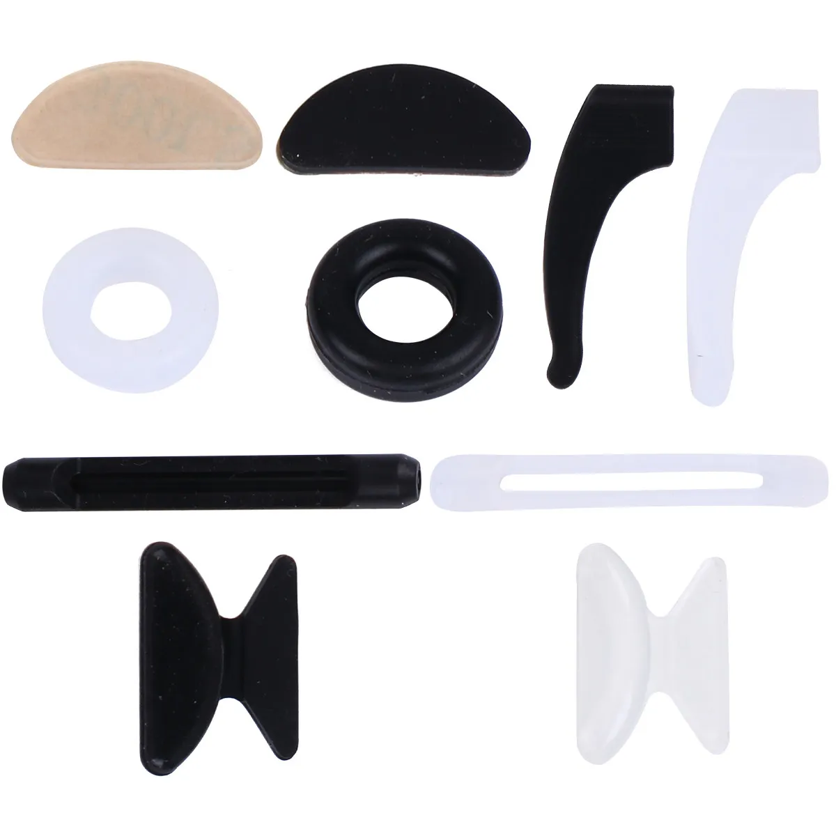 

Набор из 48 пар держателей для очков: прочные инструменты для ремонта, замена носовых опор для очков, набор для дома и улицы, носовые подушечки для очков