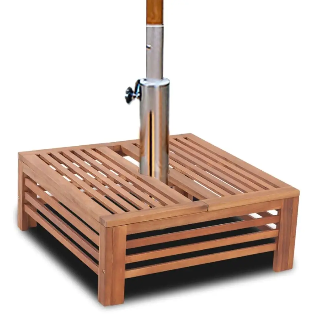 Durable Wooden Parasol Stand Cover for Outdoor Umbrellas - Weather Resistant & Stylish Protection