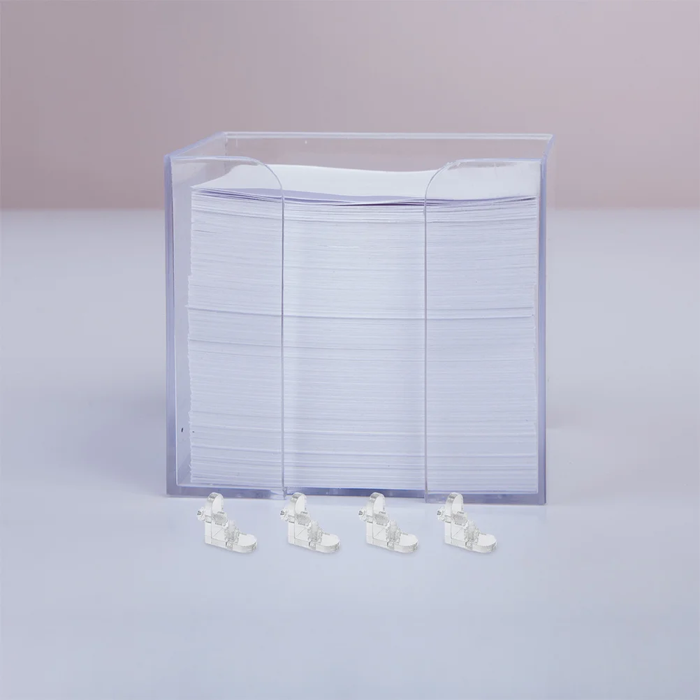 

15Pcs Transparent Acrylic Corner Braces L-Shaped Joint Connectors for Display Cabinet Box Reinforcement Edge Clip Corner Support