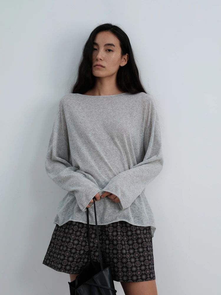 

Tfa Women's Loose Long Sve round Ne Pullover Sweater Spring Autumn New Sle Breathable Sunade irt Comfortable Cot...