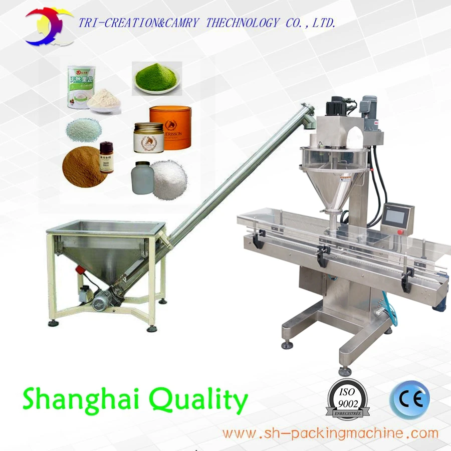 automatic powder filling machine,316L flour filling machine with spiral feeder,pepper filler,CE