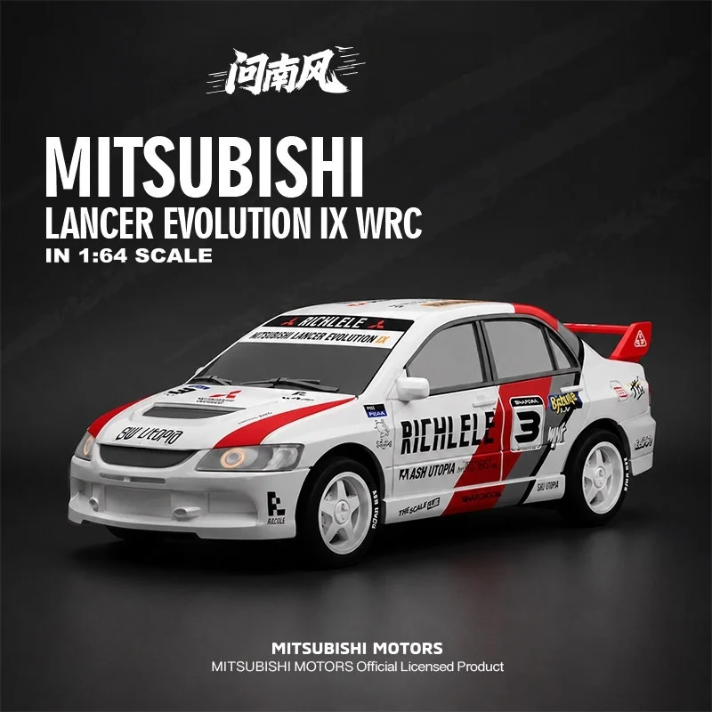 In Stock Wenanfeng Official Licensed 1：64 Evo Lancer Evolution Ix Rc Drift Car Full Scale Remote Control Vehicle For Hobby gift