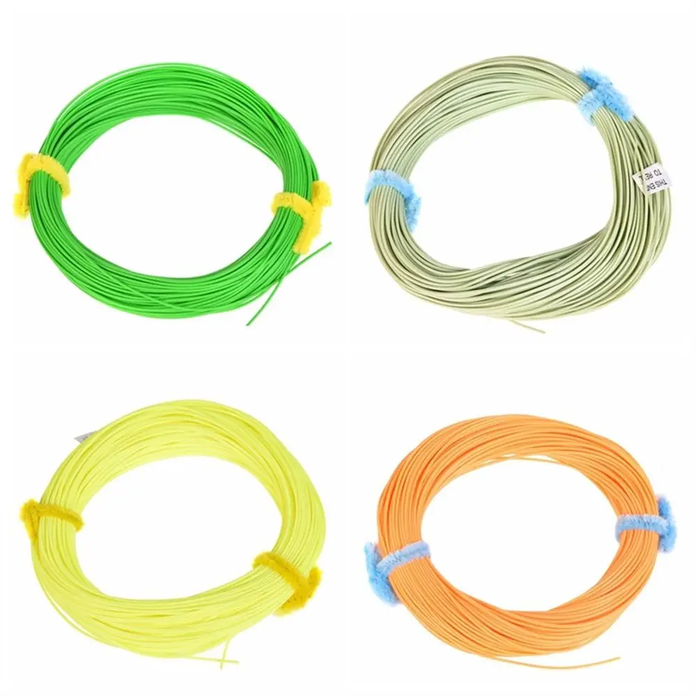 WF3FWF8F Fly Fishing Line Fluo Front Welded Loop Weight Fishing Line Long Casts 100FT Forward Floating Nymph Fishing