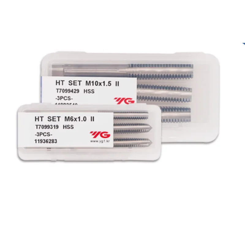 

100% Original Korea YG - 1 T7099 High Quality HSS Hand 1# 2# 3# 3Pcs/Set Tap M3 M4 M5 M6 M8 M10 M12 M14 M16