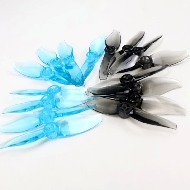 허리케인 2X1.5 2-블레이드 PC 프로펠러 RC FPV 프리스타일 2인치 투스픽 드론 DIY 부품 4쌍 GEMFAN 2015 4쌍 1.5mm 그레이