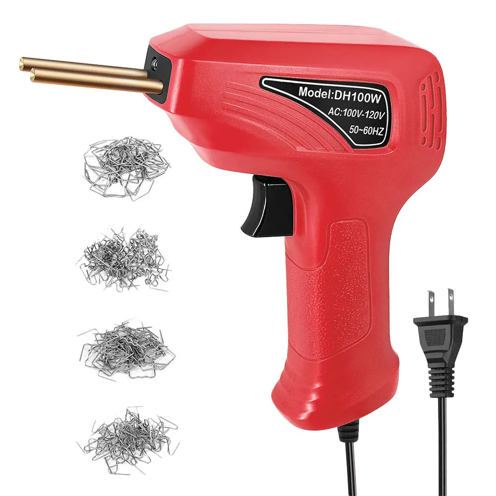 1 مجموعة البلاستيك لحام بندقية النحاس النقي ملحومة مكافحة حرق مقبض 3-ثانية التدفئة السريعة لسيارة الوفير طقم تصليح أداة