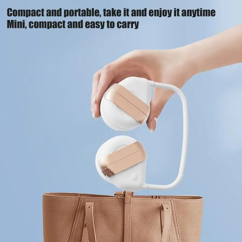 Neck Fan Rechargeable Travel Bladeless Neck Fan Personal 3 Speed Portable Air Conditioner Compact Over The Neck Cooling fan