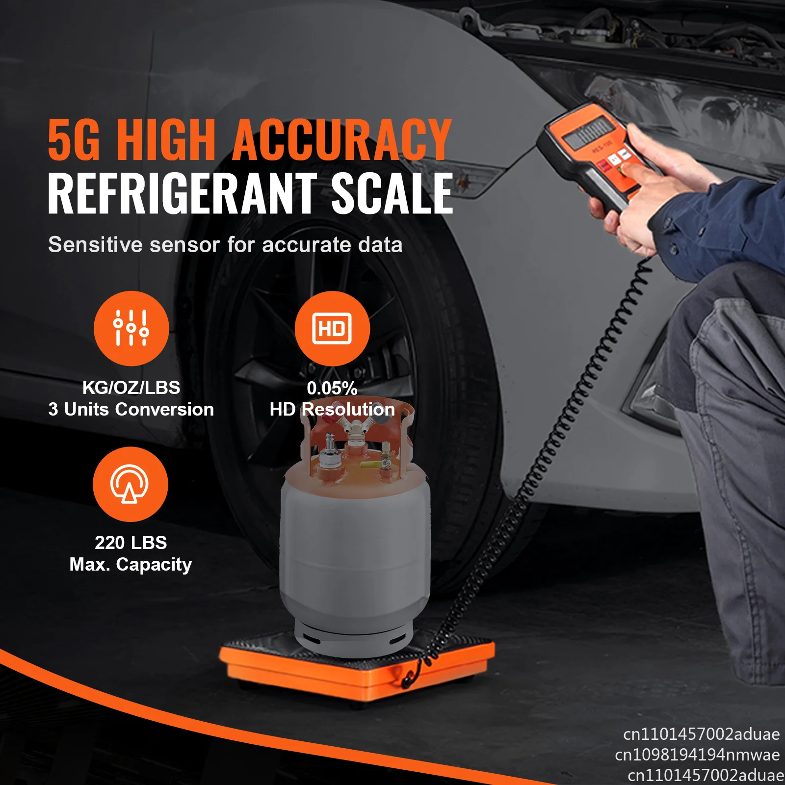 Refrigerant electronic scale quantitative filling fluorinated refrigerant air conditioner fluoride scale 100KG