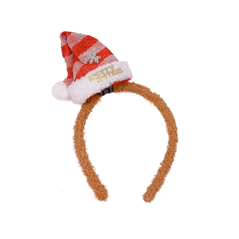 Lovely Hair Accessories Christmas Headband Hairpin Xmas Santa Claus Hair Hoop Hairband Merry Chritmas Antler Hair Clip Outdoor