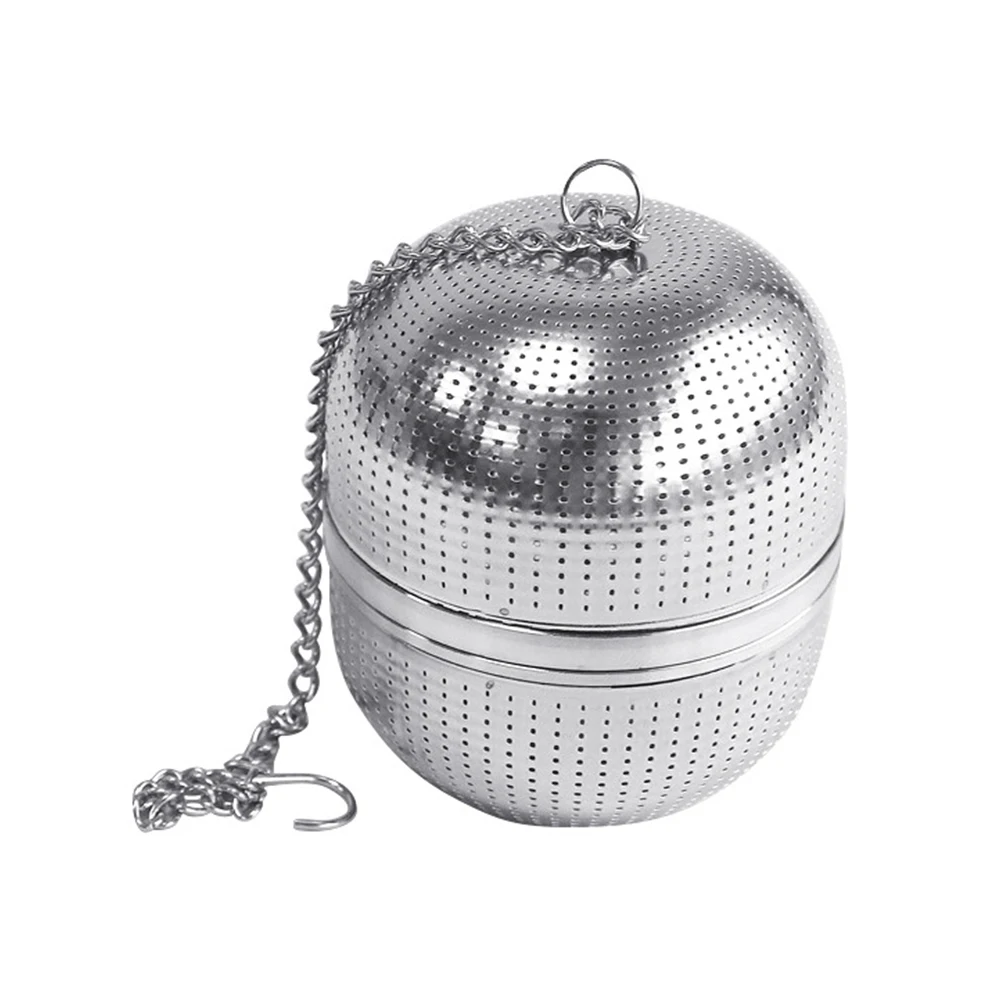 

1 pc Stainless Steel Strainer Home Office Infuser High Temp Resistant No Dregs Hanging Tea Filter Spice Strainer Tea